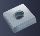 Carbide inserts for PCD/PcBN tipping